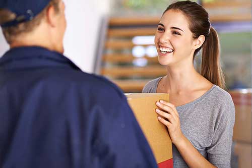 Customer returning shipped order