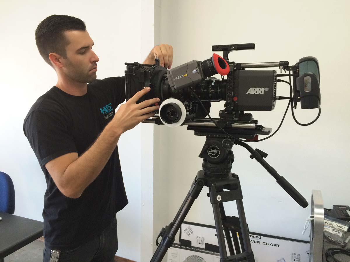 Hawaii Camera Technician Prepping Camera