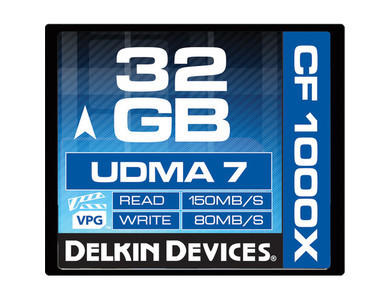 Delkin Devices 32GB CompactFlash 1000x UDMA Memory Card