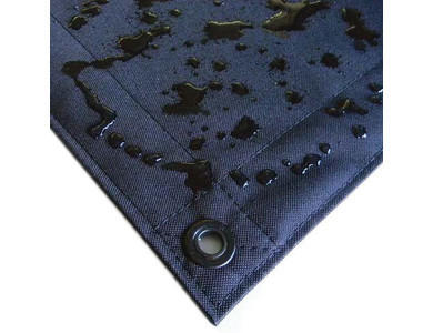 Black Artificial Silk - 6x6'