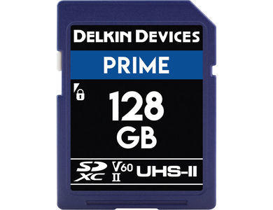Delkin 128GB UHS-II 1900X SD Card