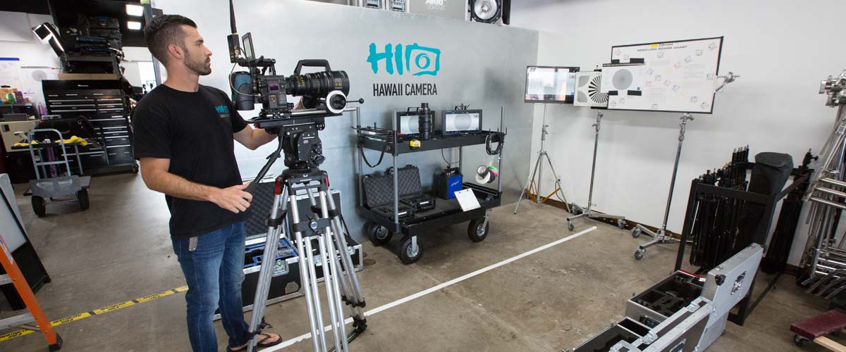 Camera prep area